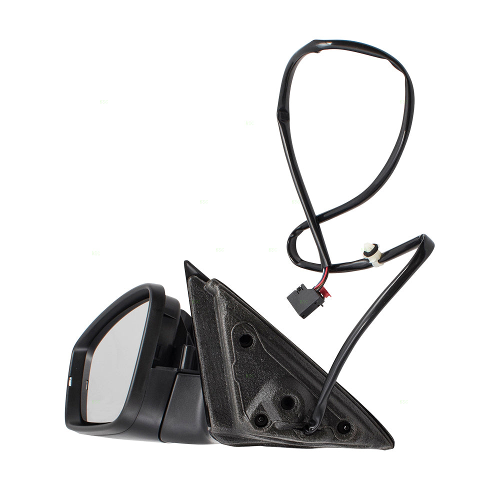 Power Mirror for 2012-2015 Passat From 04/02/12 Turn Signal Indicator Heated 561857507R9B9 Left VW1320144