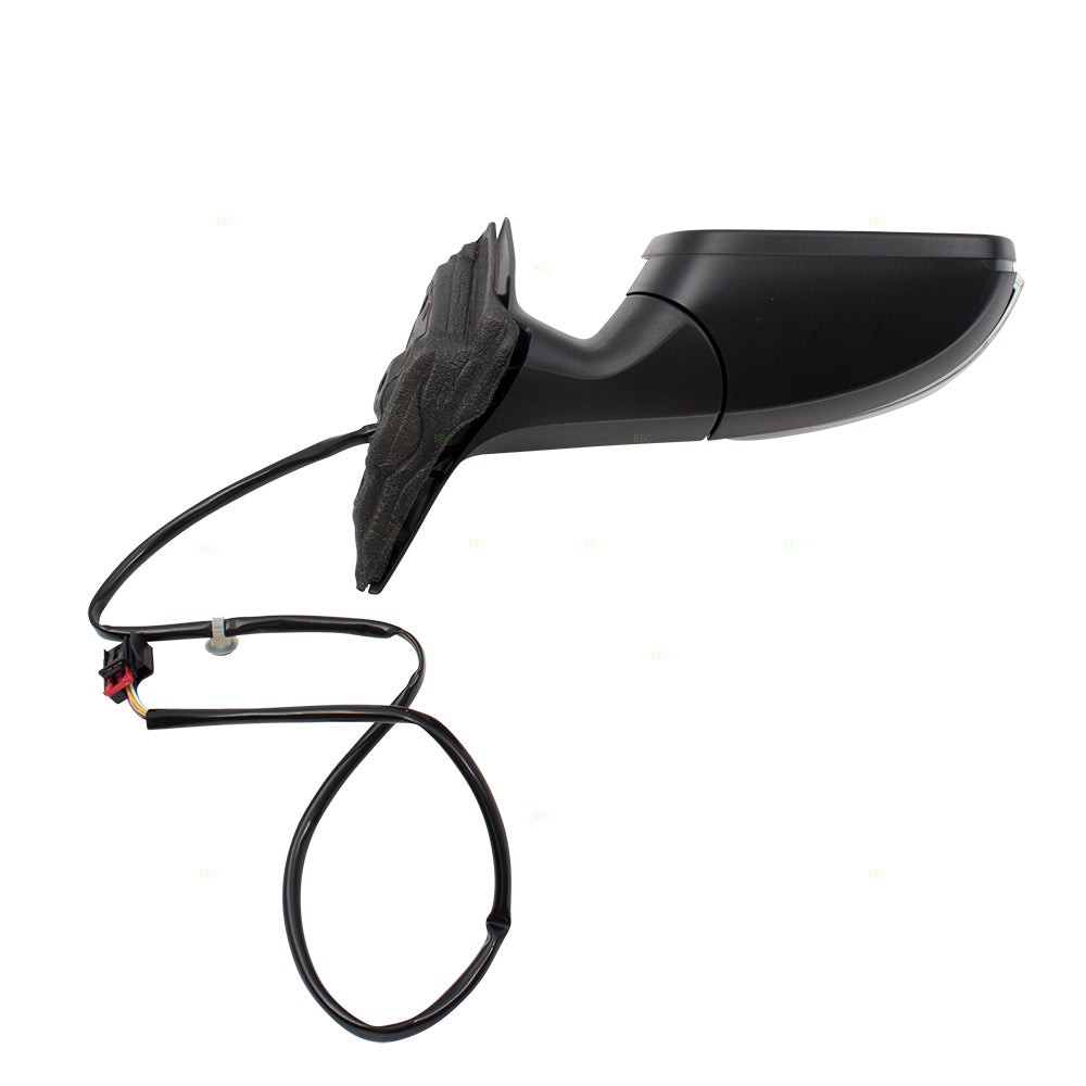 Power Mirror for 2012-2015 Passat From 04/02/12 Turn Signal Indicator Heated 561857508R9B9 Right VW1321144