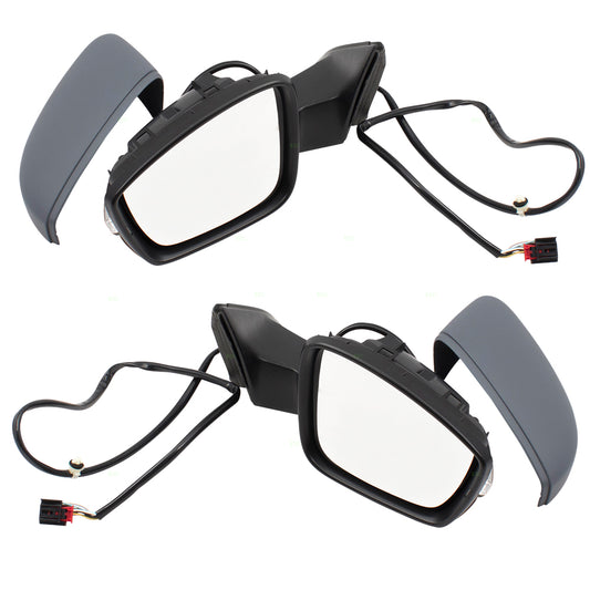 Power Mirror for 2012-2015 Passat From 04/02/12 Turn Signal Indicator Memory Heated 561857507S9B9 Set VW1320145
