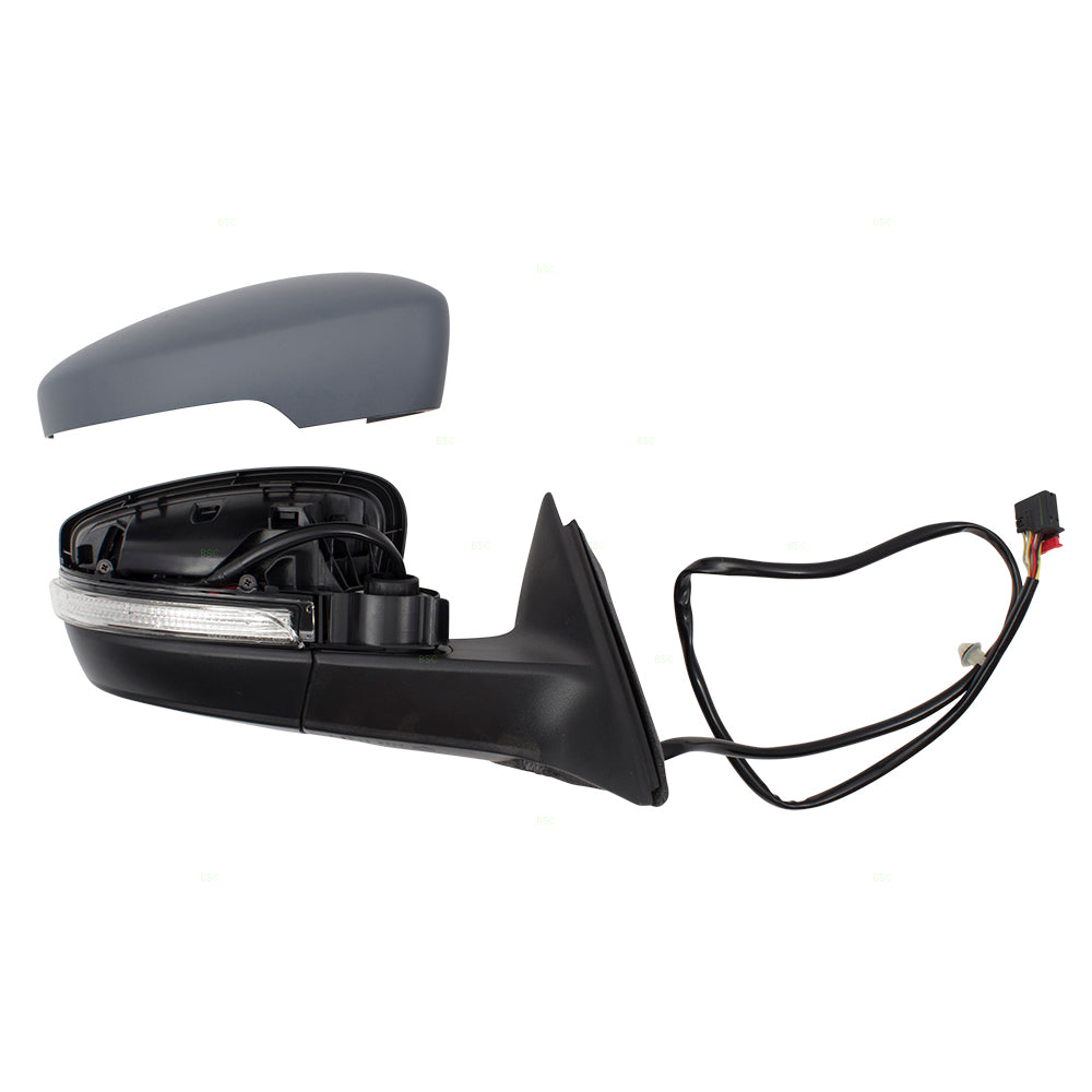 Power Mirror for 2012-2015 Passat From 04/02/12 Turn Signal Indicator Memory Heated 561857508S9B9 Right VW1321145