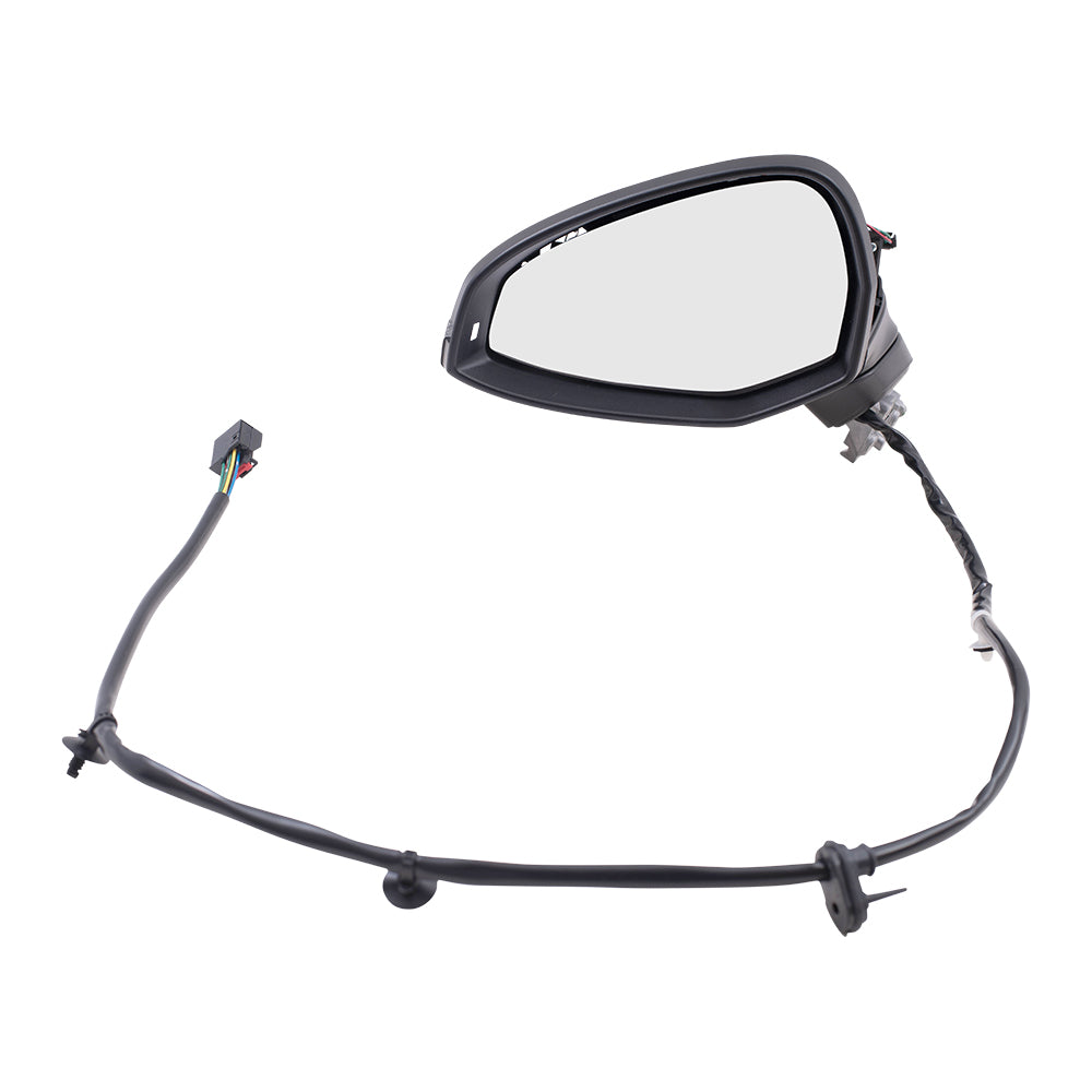 Power Mirror for 2017-2019 A4 Lane Departure Warning Turn Signal Indicator Heated for 2017-2019 A4 Quattro for 2018-2019 S4 8W1857409T9B9 Left AU1320136