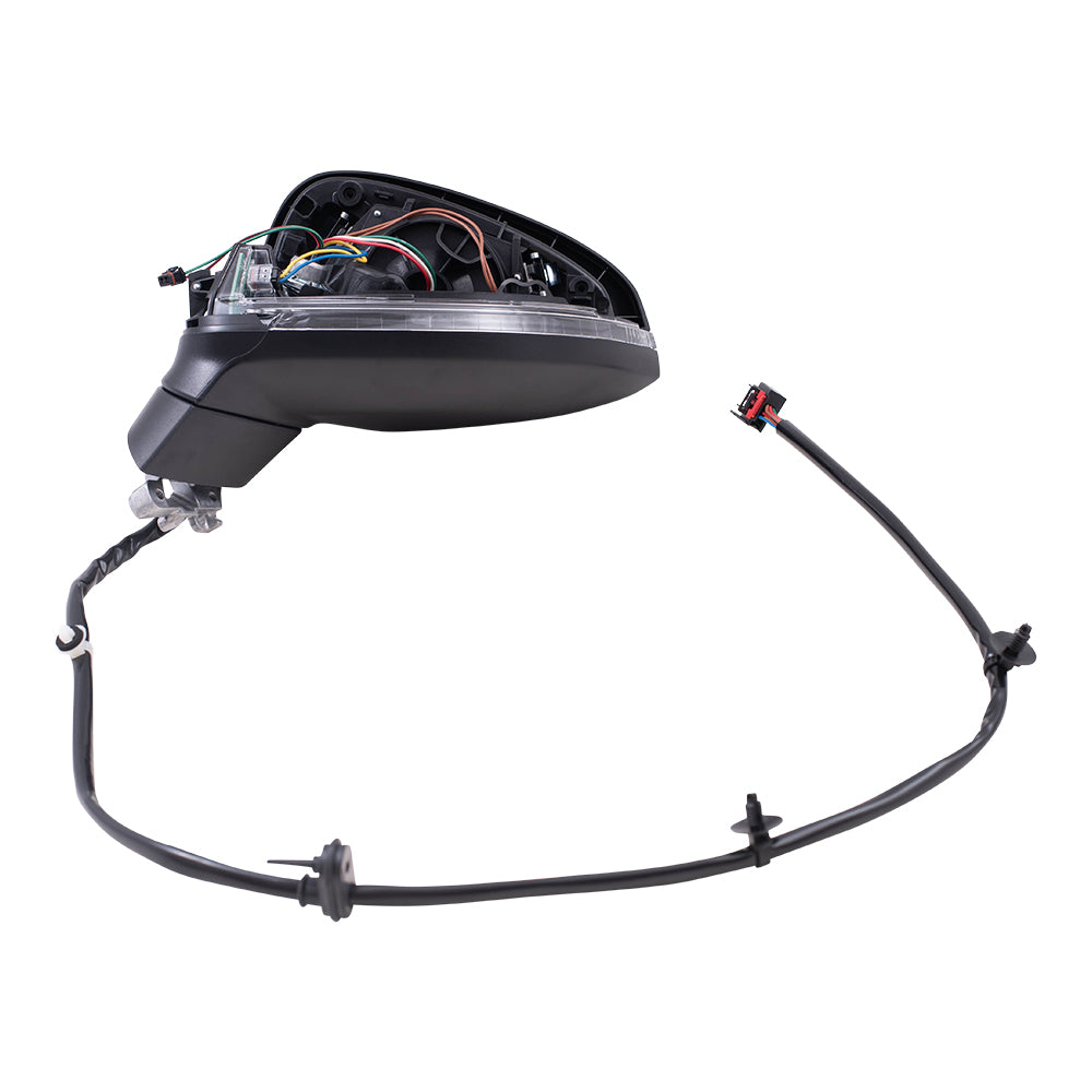 Power Mirror for 2017-2019 A4 Lane Departure Warning Turn Signal Indicator Heated for 2017-2019 A4 Quattro for 2018-2019 S4 8W1857409T9B9 Left AU1320136