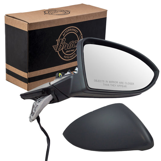 Power Mirror for 2015-2021 Golf Turn Signal Indicator Heated 2015-2021 GTI 2015-2019 Golf SportWagen 2017-2019 Golf Alltrack 5GM8575089B9 Right