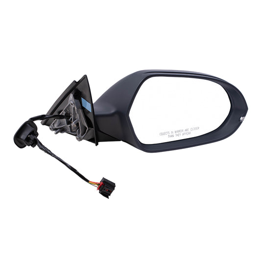 Power Mirror for 2012-2018 A6 From 11/7/11 Turn Signal Indicator Heated 4G1857410N01C Right