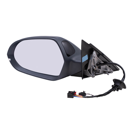 Power Mirror for 2012-2018 A6 Lane Change Assist From 11/7/11 Turn Signal Indicator Memory Heated Power Fold 4G1857409BE01C Left