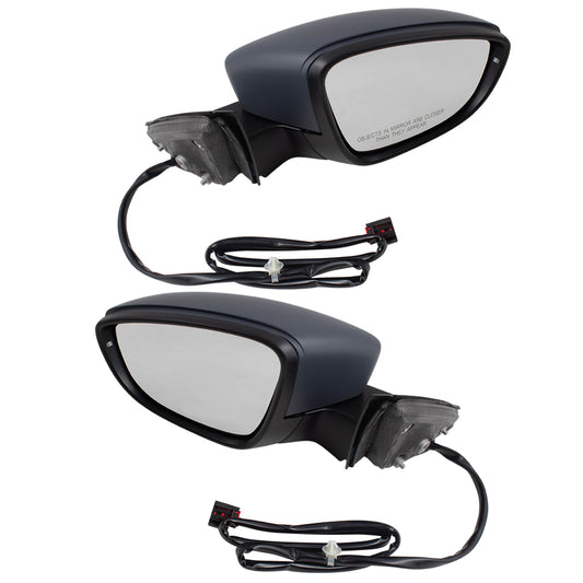 Power Mirror for 2016-2020 Passat Turn Signal Indicator Heated Power Fold 561857507BB9B9 Set VW1320163