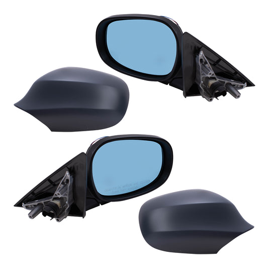 Power Mirror for 2009-2012 328i Wagon E91 Reverse Tilt-Blue Glass Memory Heated Power Fold for 2009-2012 328i xDrive 51167282567 Set BM1320146