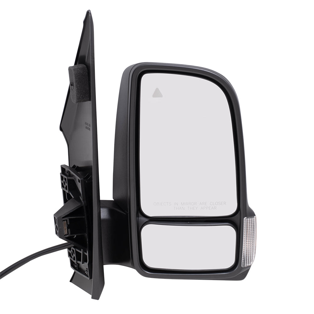 Power Mirror for 2019-2024 Sprinter 2500 Blind Spot Detection Turn Signal Indicator Heated for 2019-2024 Sprinter 3500 9108111100 Set
