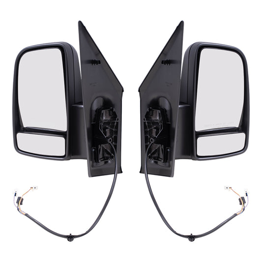 Power Mirror for 2019-2024 Sprinter 3500XD Short Arm Turn Signal Indicator Heated 9108107902 Set