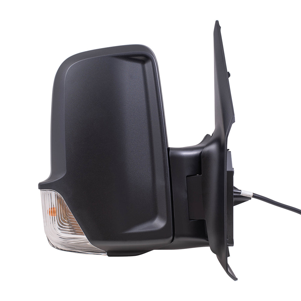 Power Mirror for 2019-2024 Sprinter 3500XD Short Arm Blind Spot Detection Turn Signal Indicator Heated for 2019 Sprinter 4500 9108107902 Set