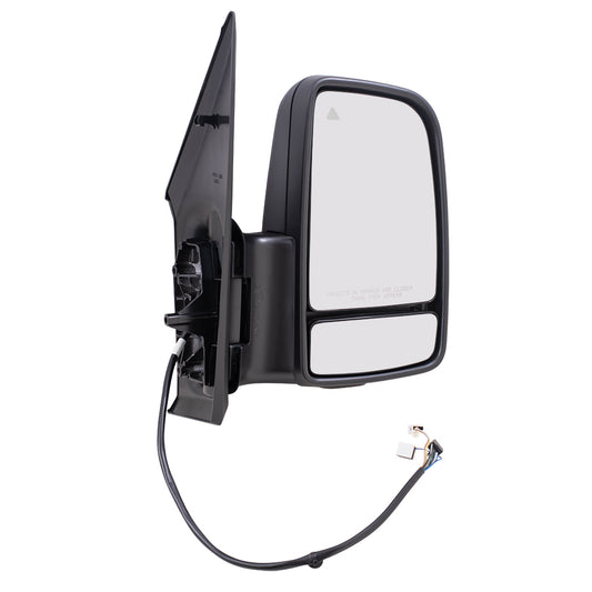 Power Mirror for 2019-2024 Sprinter 3500XD Short Arm Blind Spot Detection Turn Signal Indicator Heated for 2019 Sprinter 4500 9108108002 Right