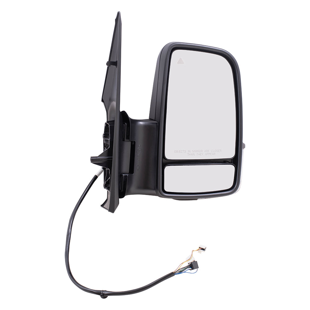 Power Mirror for 2019-2024 Sprinter 3500XD Short Arm Blind Spot Detection Turn Signal Indicator Heated for 2019 Sprinter 4500 9108108002 Right