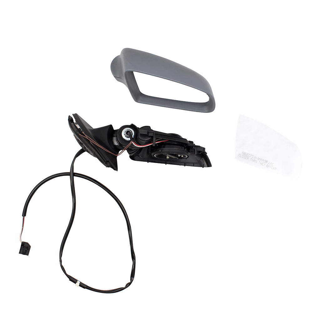 Power Mirror for 2002-2008 A4 Heated for 2004-2008 S4 for 2007-2008 RS4 8E0857508BGRU Right AU1321106