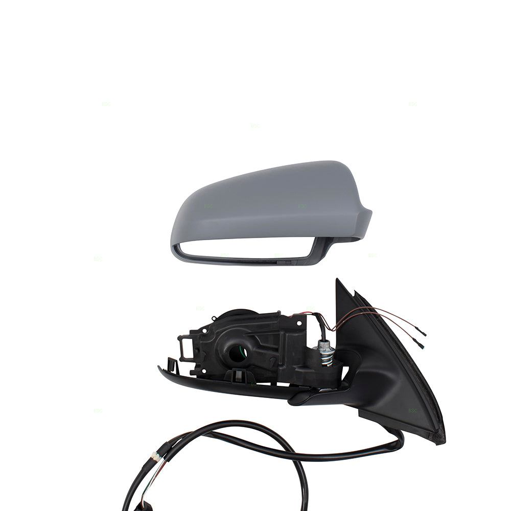 Power Mirror for 2002-2008 A4 Heated for 2004-2008 S4 for 2007-2008 RS4 8E0857508BGRU Right AU1321106