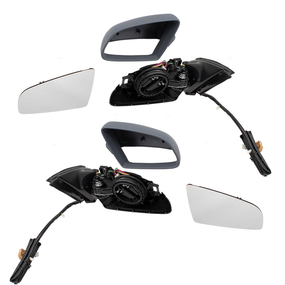 Power Mirror for 2002-2008 A4 Memory Heated Power Fold for 2002-2008 A4 Quattro for 2004-2008 S4 for 2007-2008 RS4 4F0857535 Set AU1320105