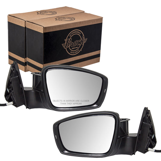 Power Mirror for 2011-2016 Jetta Sedan Turn Signal Indicator Heated 5C7857507E Set VW1320146