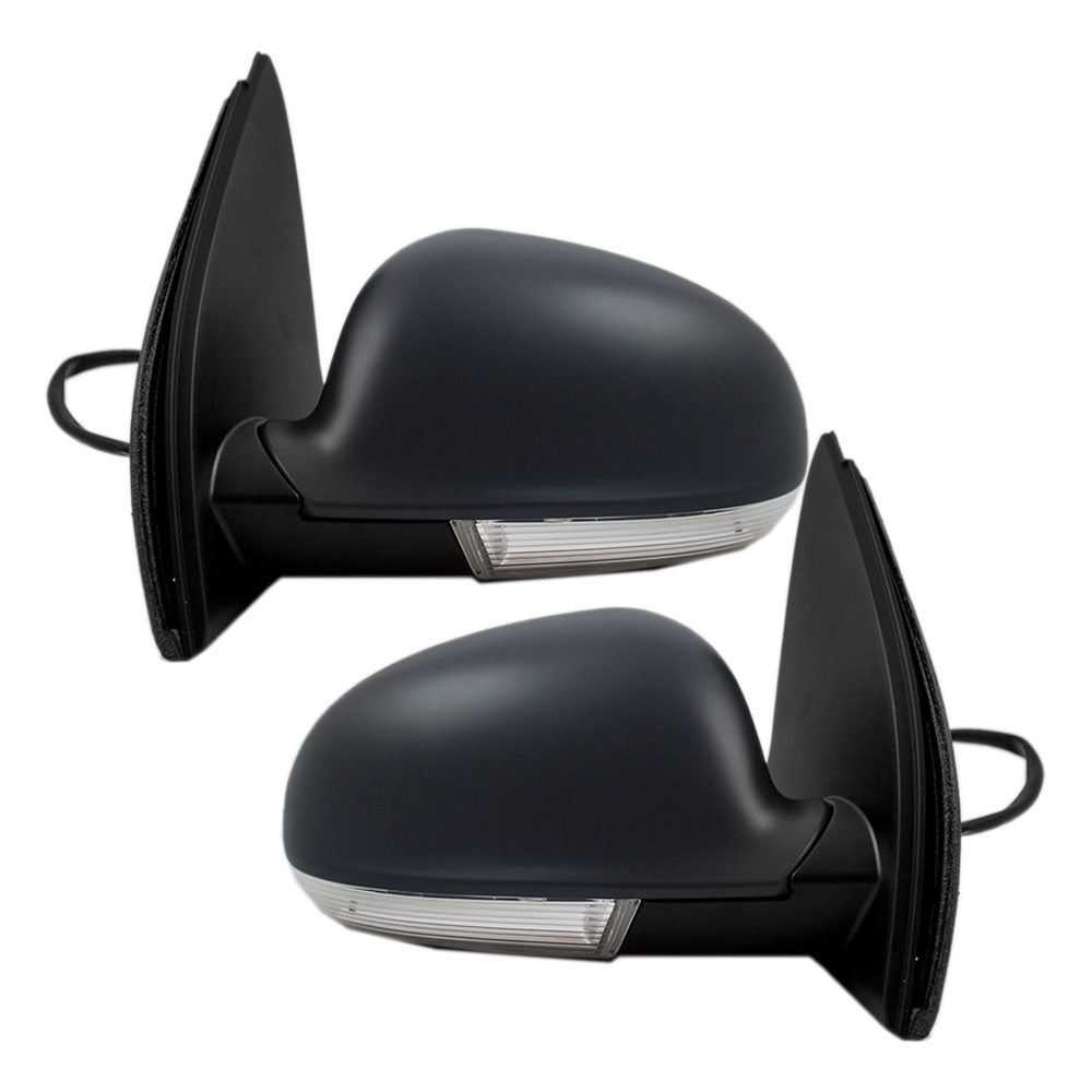 Power Mirror for 2006 Golf Turn Signal Indicator Heated for 2006-2009 Rabbit for 2007-2009 GTI 1K1857507DC9B9 Set VW1320124