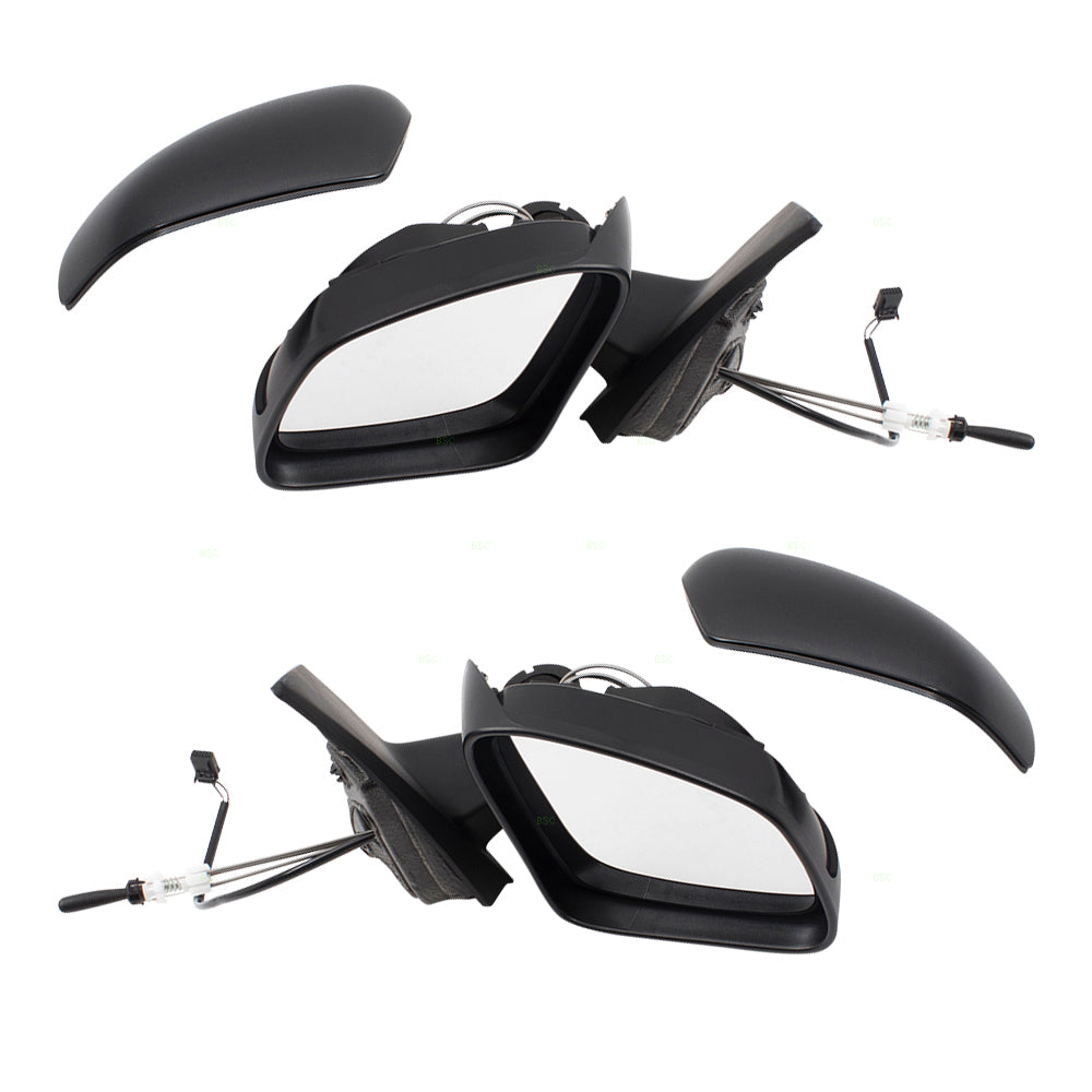 Manual Mirror for 2016-2017 Fortwo Coupe C453 To 11/11/16 4538103500 Set