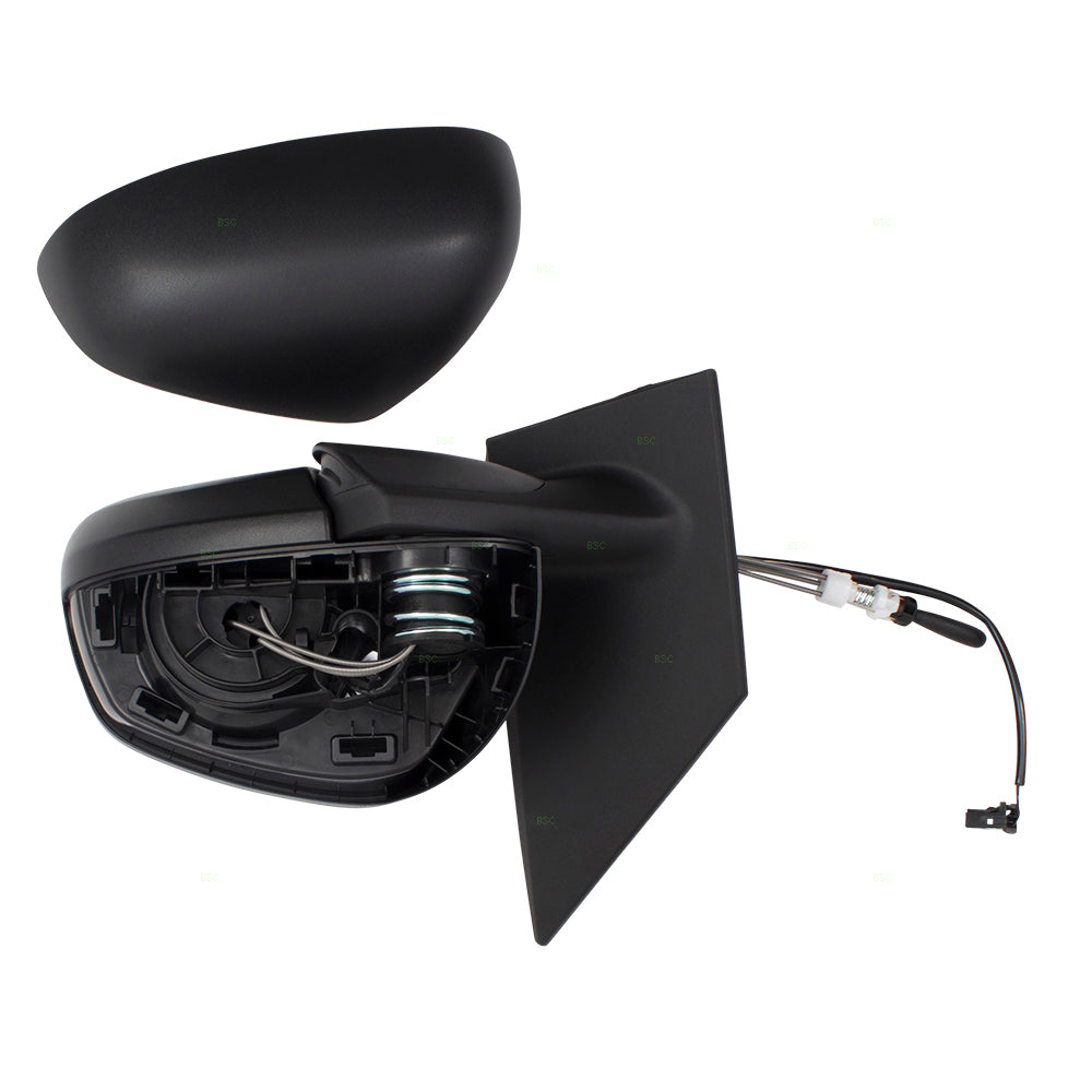 Manual Mirror for 2016-2017 Fortwo Coupe C453 To 11/11/16 4538103500 Set