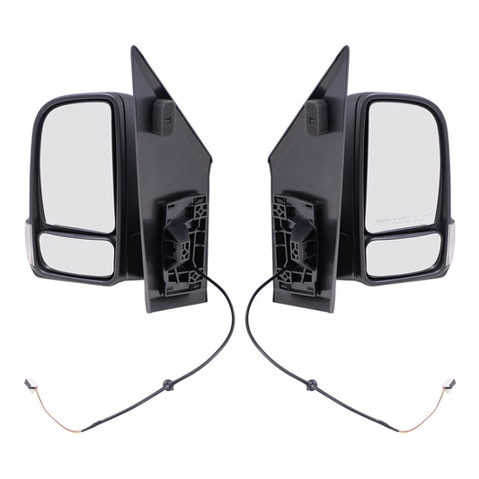 Manual Mirror for 2019-2024 Sprinter 2500 Blind Spot Detection Turn Signal Indicator 2019-2024 Sprinter 3500 2019-2023 Sprinter 1500 9108110700 Set
