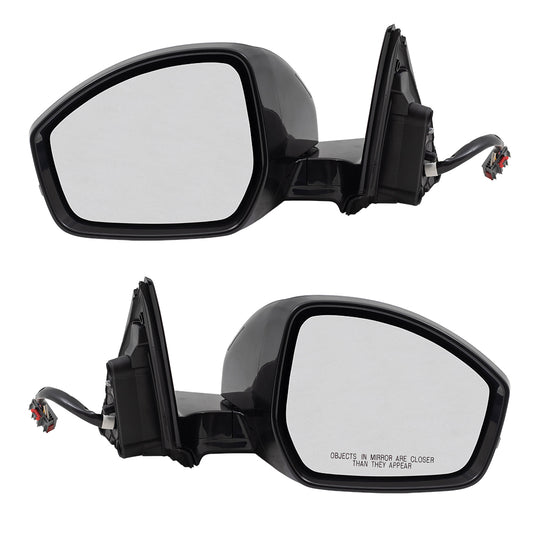 Power Mirror for 2014-2019 Range Rover Evoque Exc Convertible Temperature Sensor Turn Signal Indicator Puddle Lamp Memory Heated Power Fold LR015051 Set