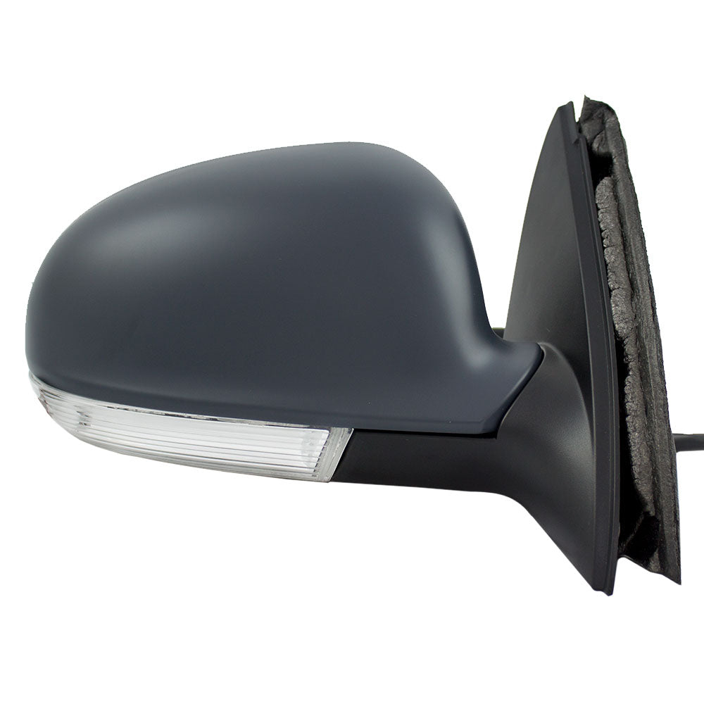 Power Mirror for 2005-2010 Jetta Sedan Turn Signal Indicator Puddle Lamp Heated 1K0857522A Right VW1321123
