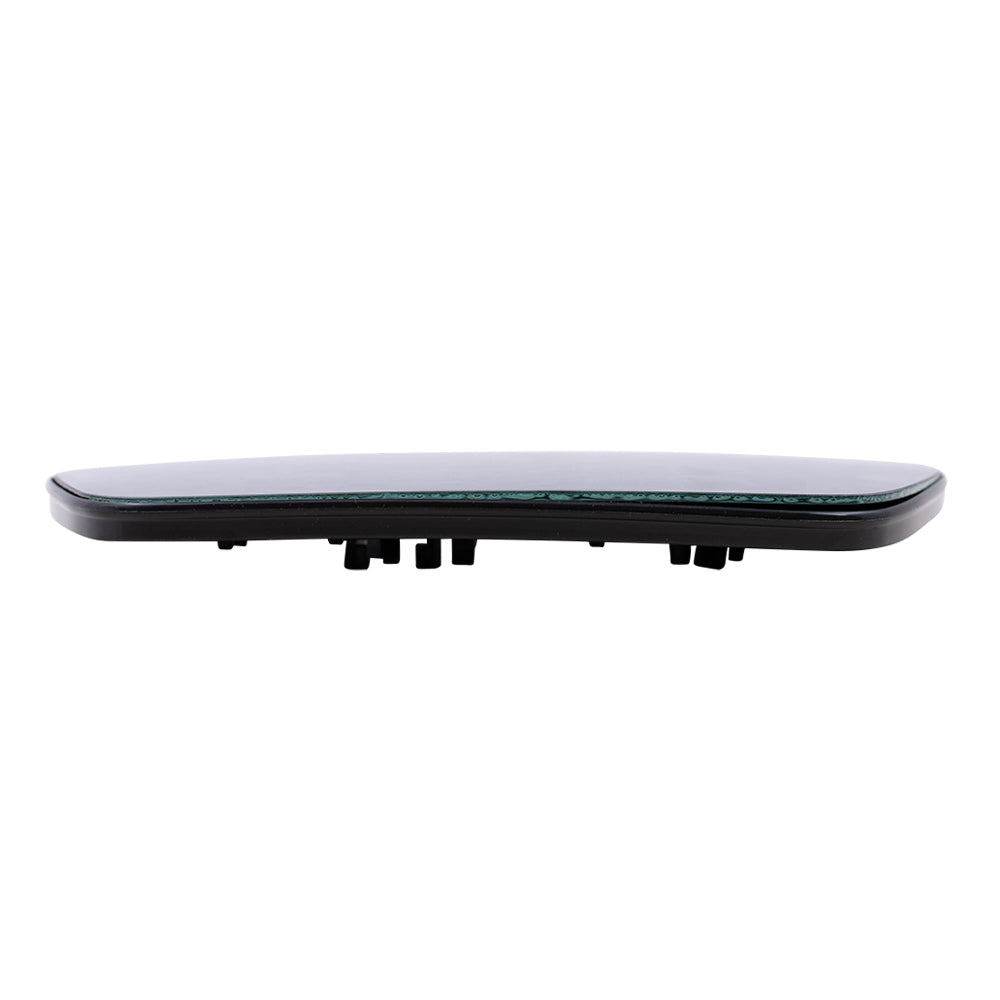 Brock Replacement Driver Mirror Glass with Base Heated Compatible with 2012-2019 Range Evoque