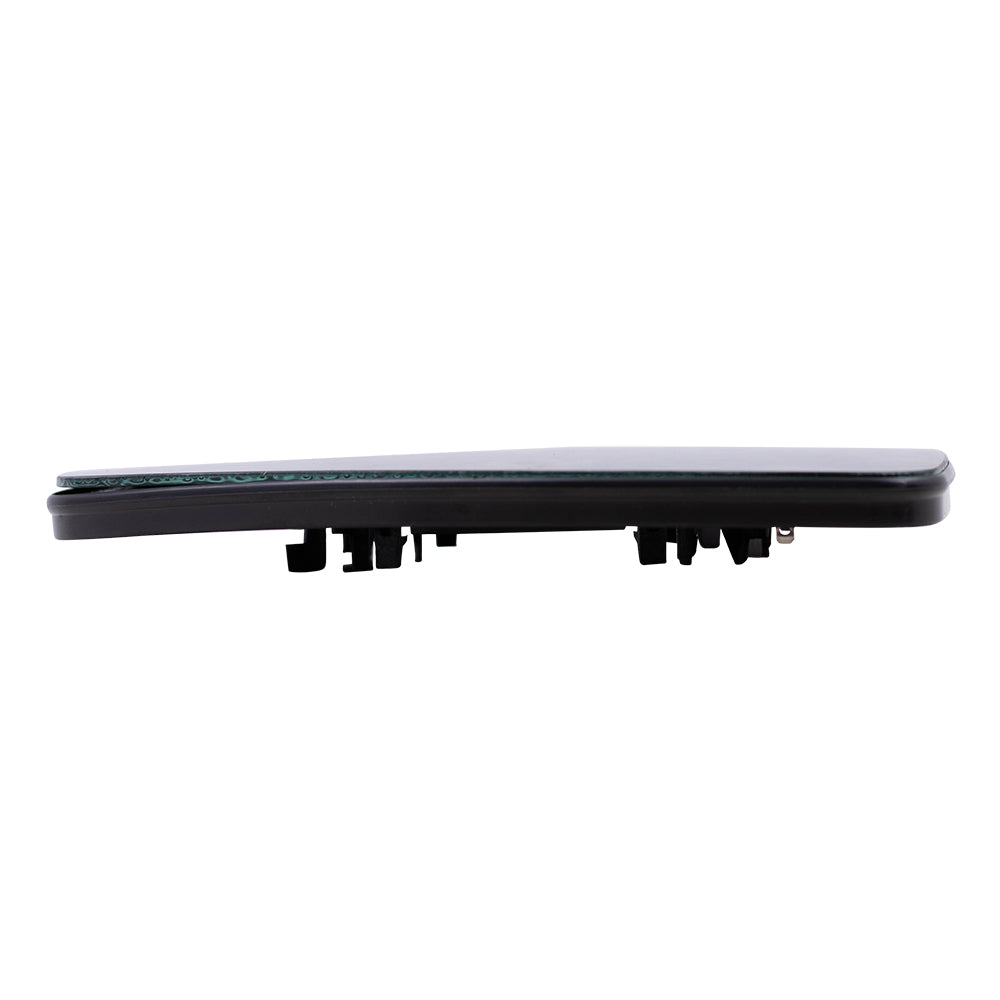 Brock Replacement Driver Mirror Glass with Base Heated Compatible with 2012-2019 Range Evoque