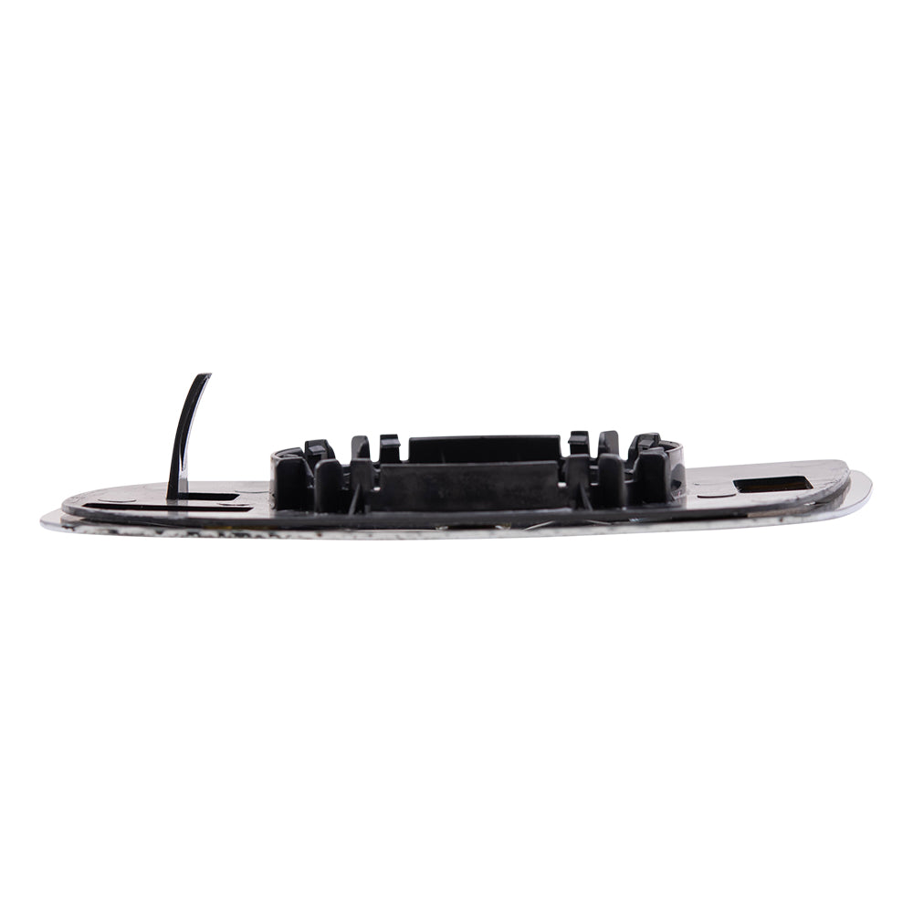 Brock Replacement Driver and Passenger Side Clear Mirror Glass and Base without Heat and Split Glass Compatible with 1999-2007 Golf 1999-2005 A4 1998-2004 Passat 1999-2002 Cabrio 1996-2001 A4
