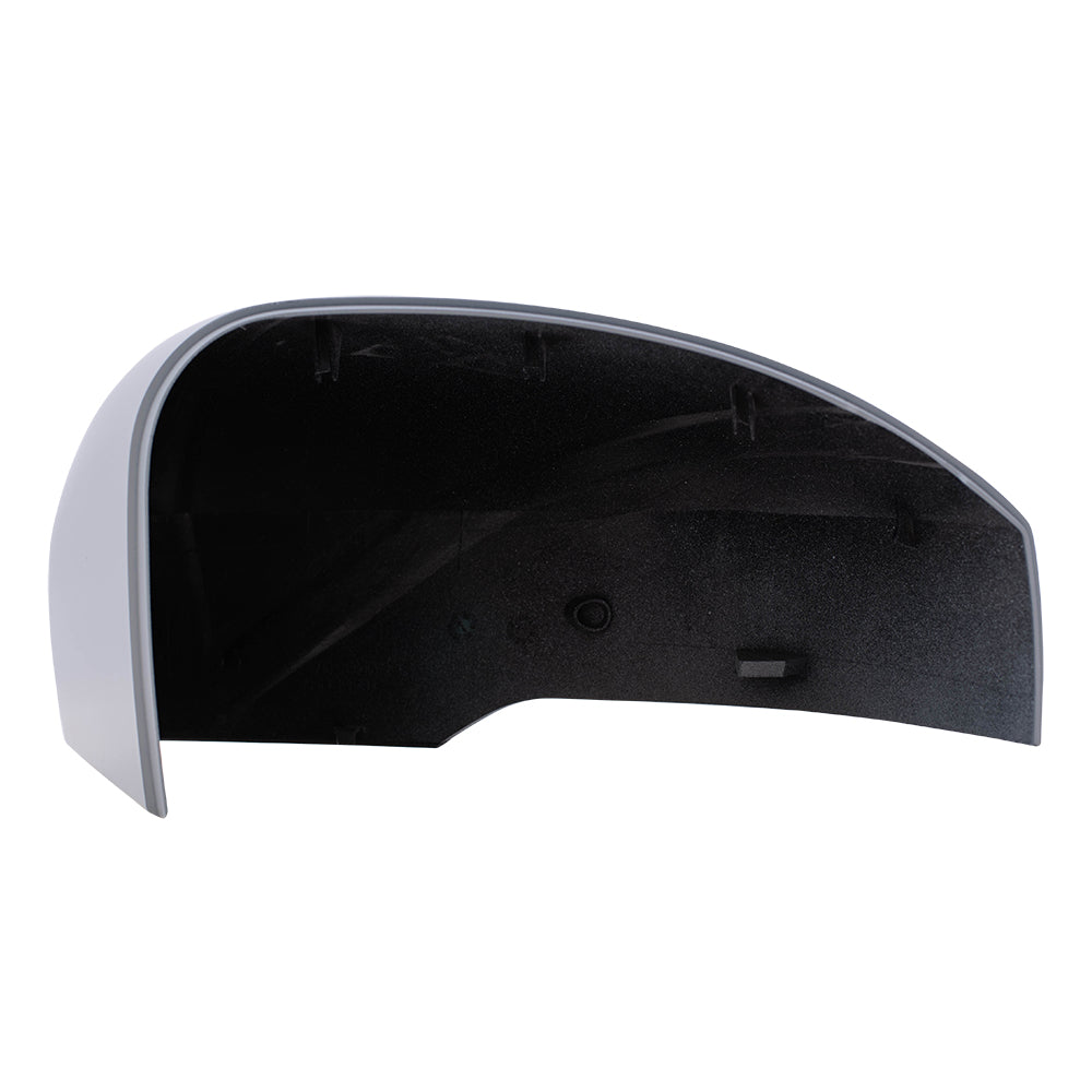 Brock Aftermarket Replacement Passenger Right Door Mirror Cover Paint To Match Gray Compatible With 2013-2021 Land Rover Range Rover