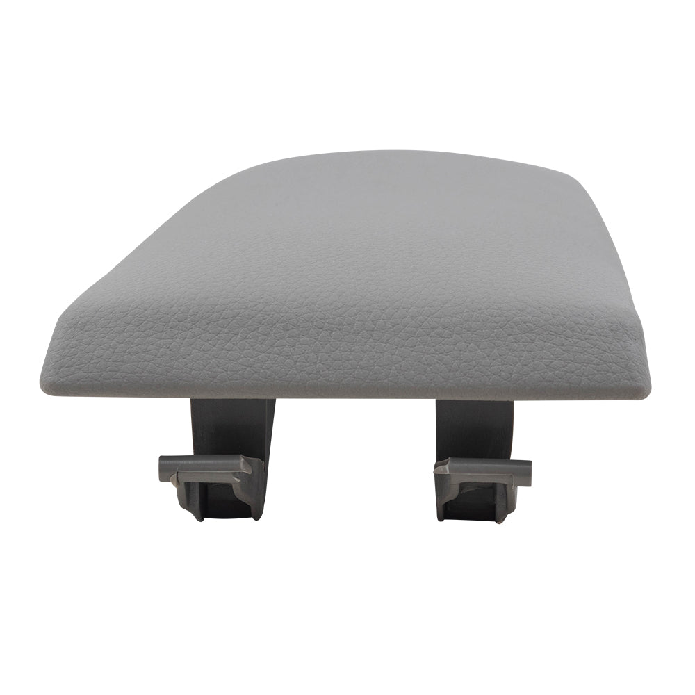 Brock Replacement Gray Leatherette Center Console Lid Compatible with 1999-2005 A4 1998-2005 New Beetle 1999-2005 Golf 1999-2005 Passat 3B0867173