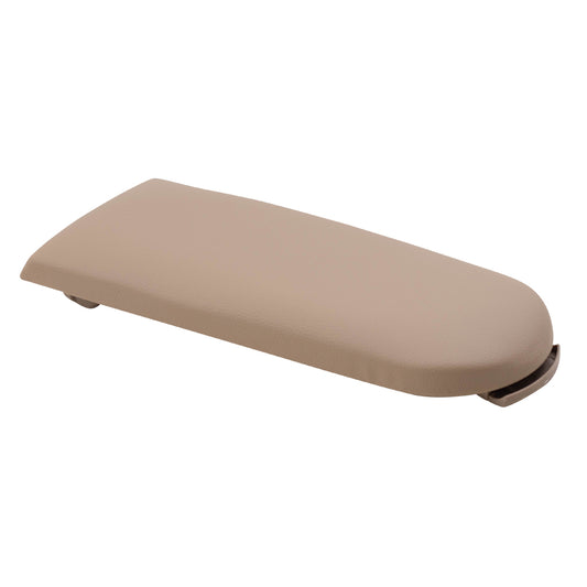 Brock Replacement Light Beige Leatherette Center Console Lid Compatible with 1999-2005 A4 1998-2005 New Beetle 1999-2005 Golf 1999-2005 Passat 18D 867 173 82V 18D 867 173 BQH