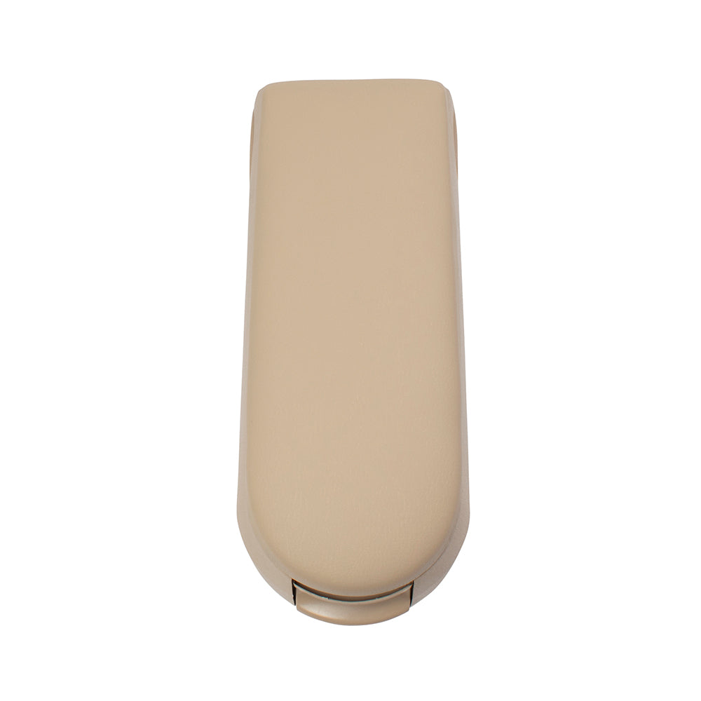 Brock Replacement Beige Leatherette Center Console Armrest Repair Kit with Hardware Compatible with 1999-2005 A4 1999-2005 Golf 1J0 864 279 B 4TE