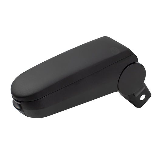 Brock Replacement Black Leatherette Center Console Armrest Repair Kit with Hardware Compatible with 1999-2005 A4 1999-2005 Golf 3B0 867 174 B41