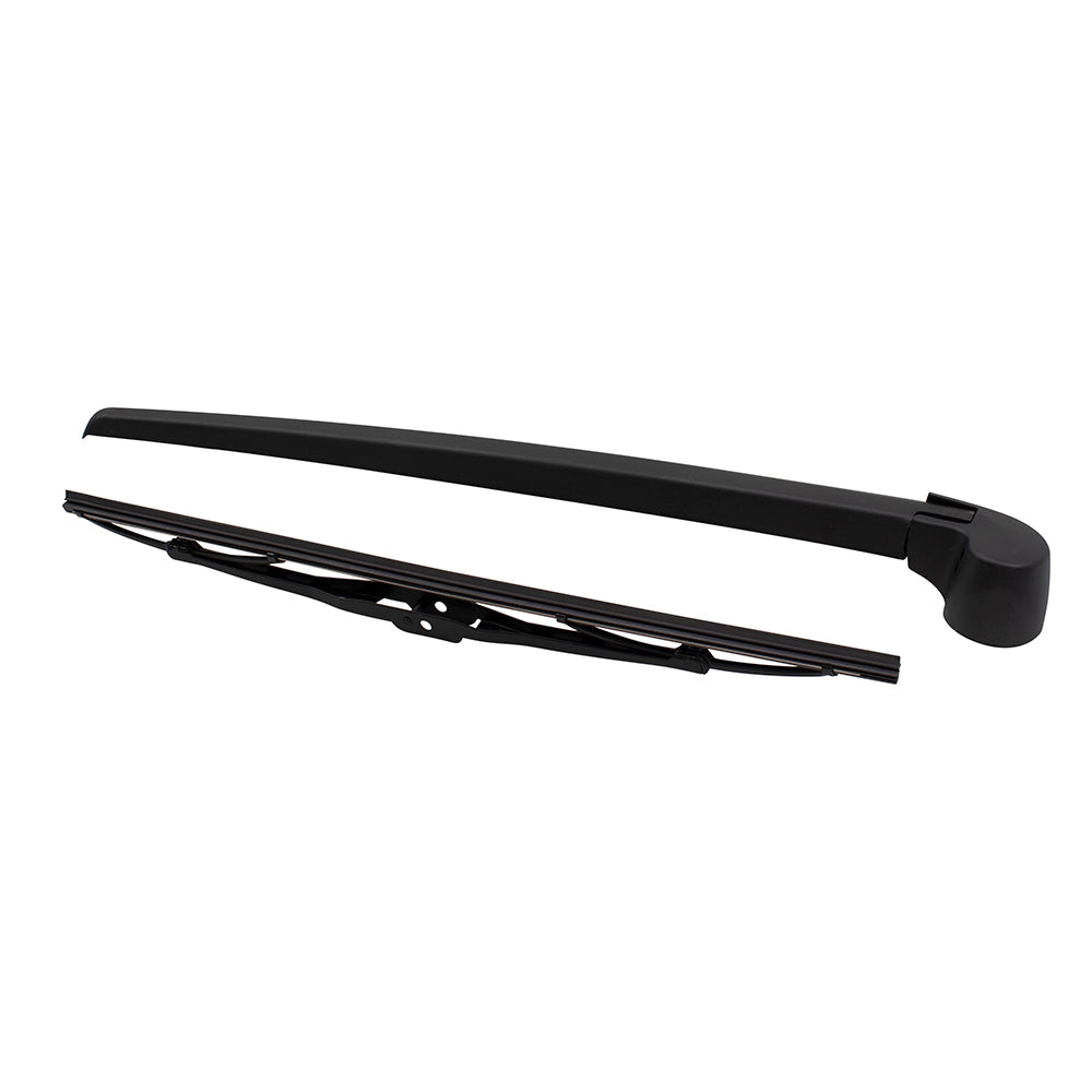 Brock Replacement Rear Windshield Wiper Arm and Blade Compatible with 2007 2008 2009 2010 2011 2012 2013 2014 2015 Q7