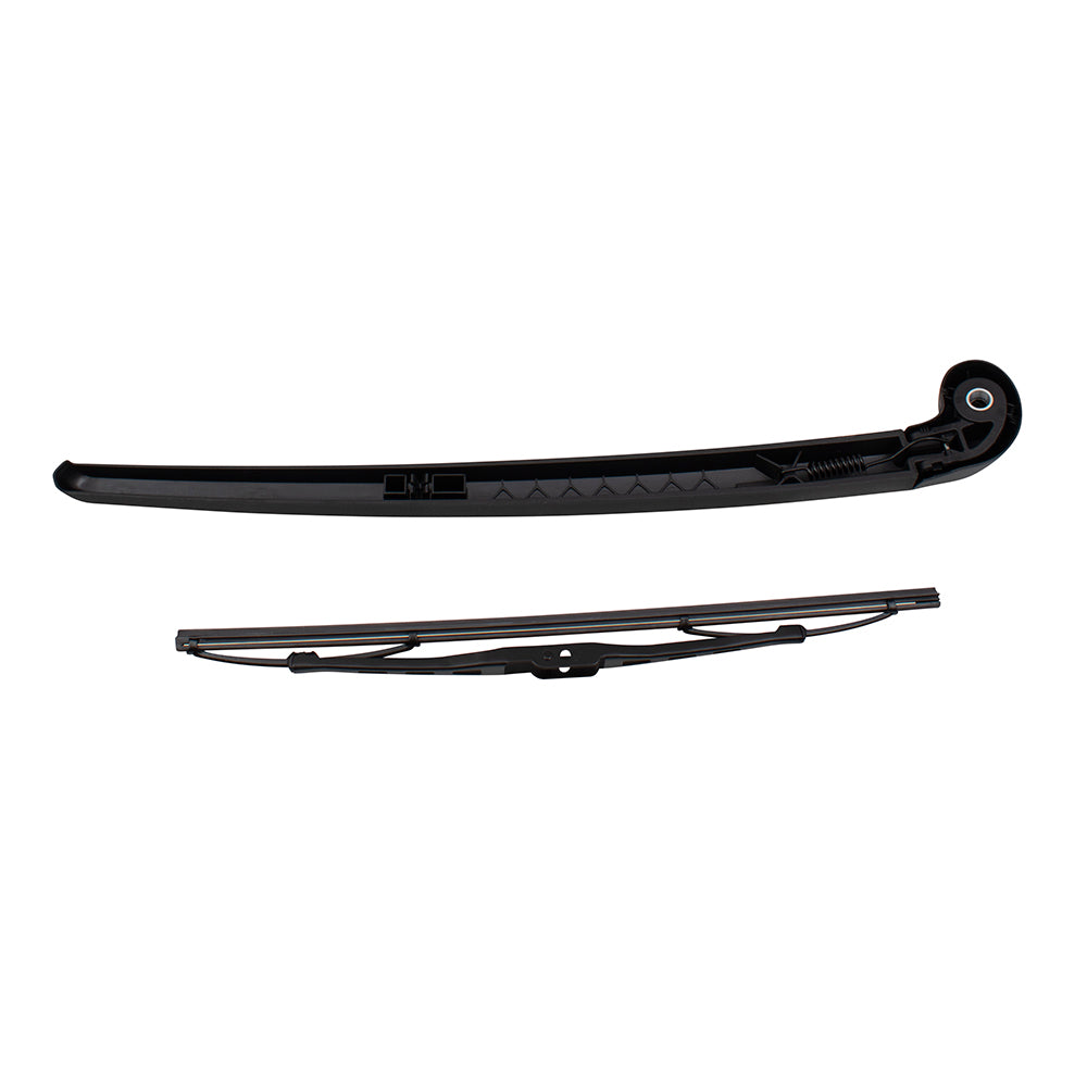 Brock Replacement Rear Windshield Wiper Arm and Blade Compatible with 2007 2008 2009 2010 2011 2012 2013 2014 2015 Q7