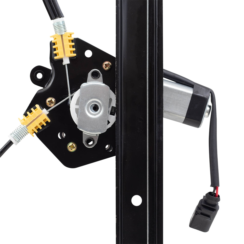 Brock Replacement Passengers Rear Power Window Lift Regulator with Motor Assembly Compatible with 2000-2006 X5 51357125060
