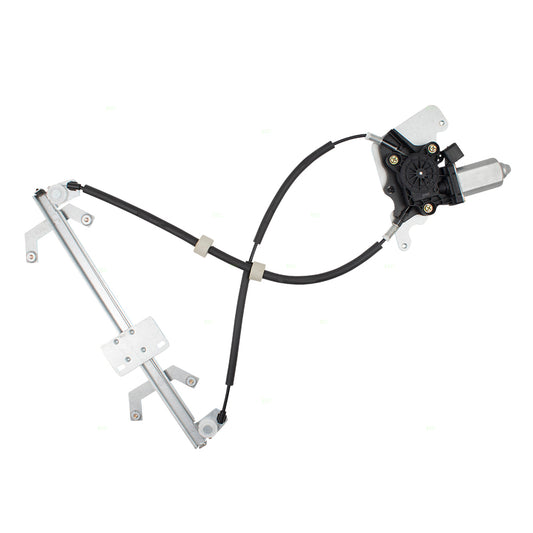 Brock Aftermarket Replacement Rear Driver Left Power Window Regulator With Motor Compatible With 2002-2018 Mercedes-Benz G-Class W463