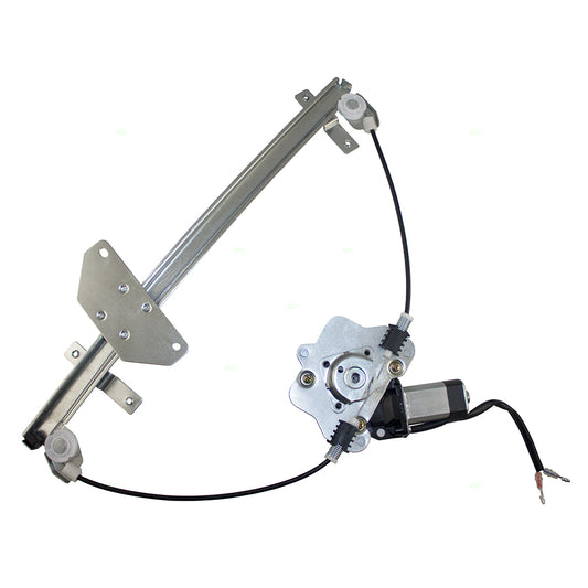 Brock Replacement Passengers Front Power Window Lift Regulator w/ Motor Assembly Compatible with 2000-2004 S40 V40 30623449-3