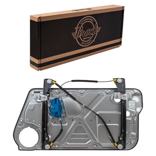 Window Regulator w/o Motor for 1998-2010 Beetle Hatchback w/ Panel Front 1C0837655C Left VW1350119