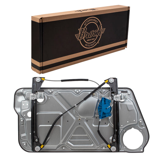 Window Regulator w/o Motor for 1998-2010 Beetle Hatchback w/ Panel Front 1C0837656C Right VW1351119