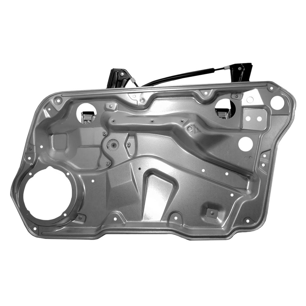 Brock Replacement Front Passenger Side Power Window Regulator without Motor with Interior Door Panel Compatible with 1999-2005 A4 1999-2005 Golf both Gen 4 ONLY 1J4837462H