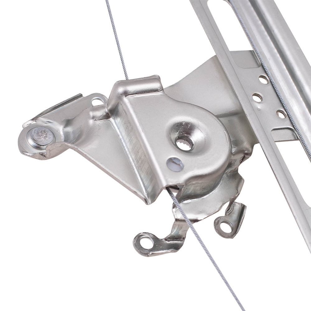 Brock Replacement Drivers Rear Power Window Lift Regulator Compatible with 1999-2005 3 Series Sedan Wagon 51358212099