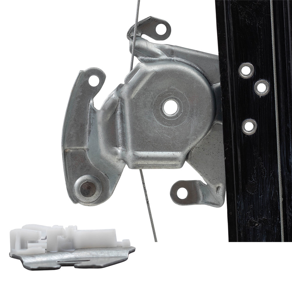 Brock Replacement Pair Rear Power Window Regulators Compatible with 2000-2006 X5