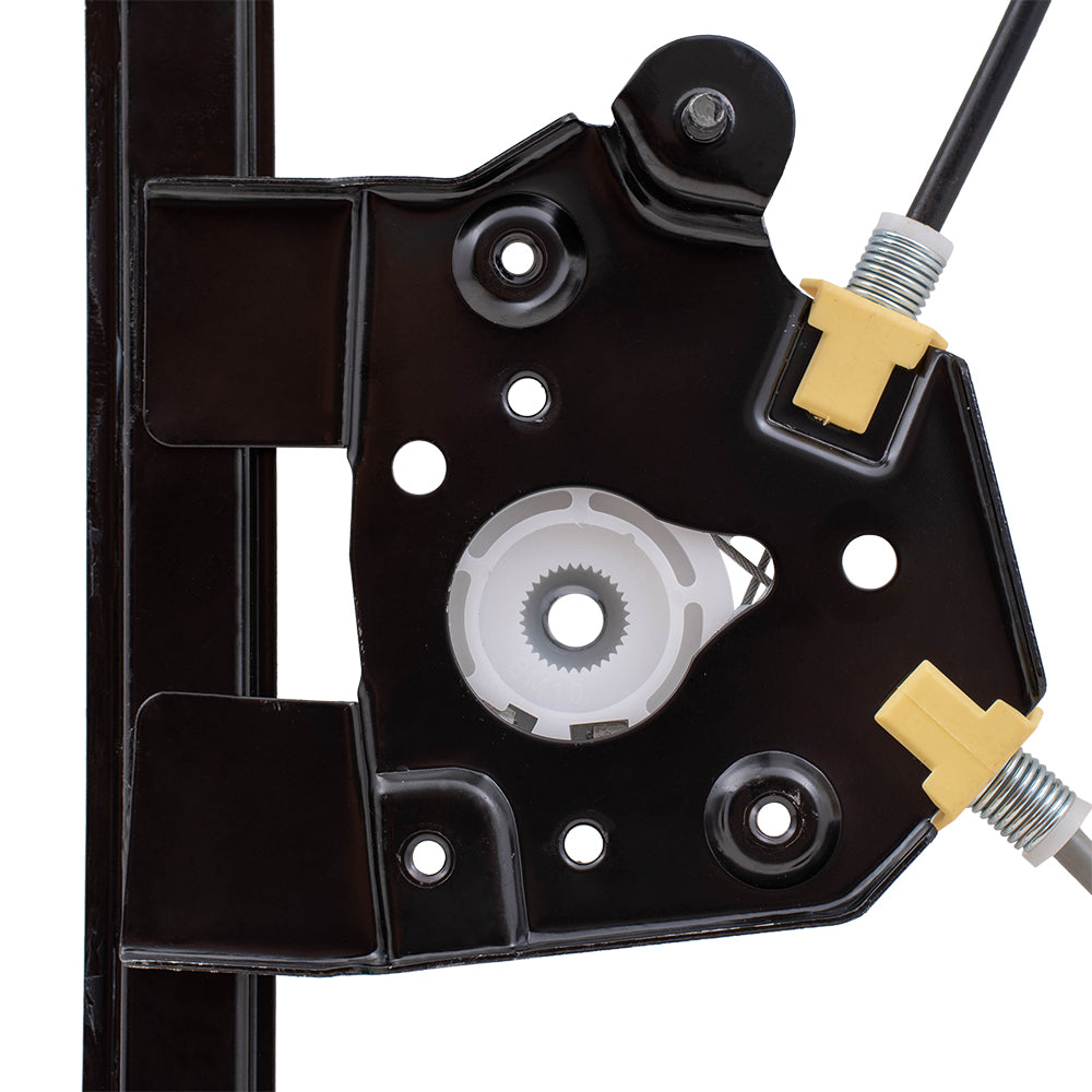 Brock Replacement Driver and Passenger Rear Power Window Lift Regulators Compatible with 2006-2011 3 Series 51357140589 51357140590