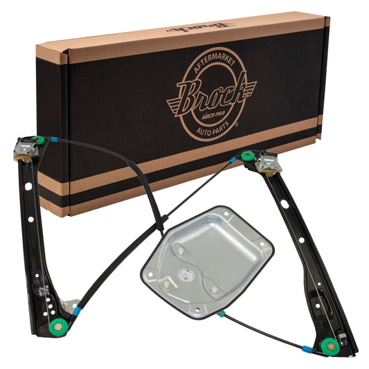 Brock Replacement Front Passenger Side Power Window Regulator without Motor Comaptible with 2005 A4 2006-2010 A5 Sedan Generation 5 09-10 A5 Sportwagen 11-14 A6 Sportwagen 09-14 Golf Wagon 1K5837462B