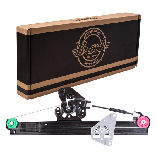 Brock Replacement Passengers Rear Power Window Lift Regulator Compatible with 2003-2007 9-3 12793731 SB1551102
