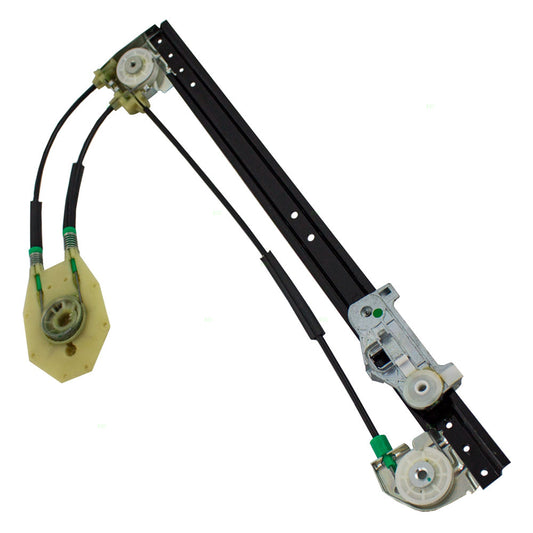 Brock Replacement Drivers Rear Power Window Lift Regulator Compatible with 1997-1999 5 Series 51358159835