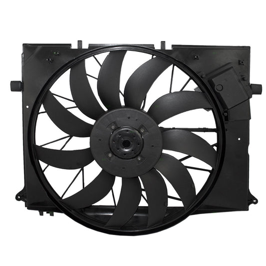 Brock Replacement Radiator Cooling Fan Assembly Compatible with 2001-2006 S-Class W220 CL-Class W215 220500029328