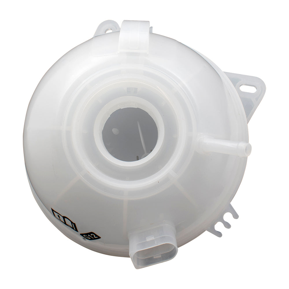 Brock Replacement Coolant Recovery Tank without Cap Compatible with 1998-2010 New Beetle 2000-2006 TT and 2000-2006 Golf 1999-2005 A4 1J0121407F VW3014106